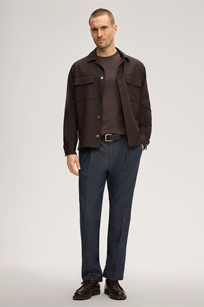 Baumwoll-T-Shirt Floro in Braun