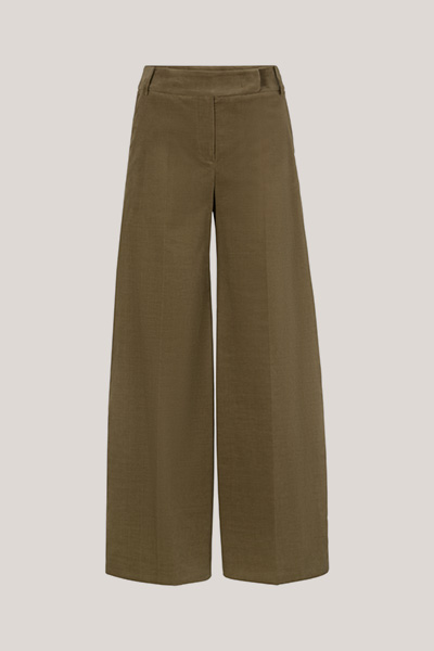 Needlecord Marlene Trousers in Olive