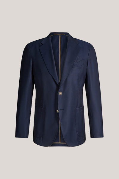 Giornos Modular Virgin Wool Jacket in Navy