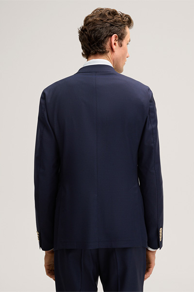 Veste modulable Giornos en laine vierge, en bleu marine