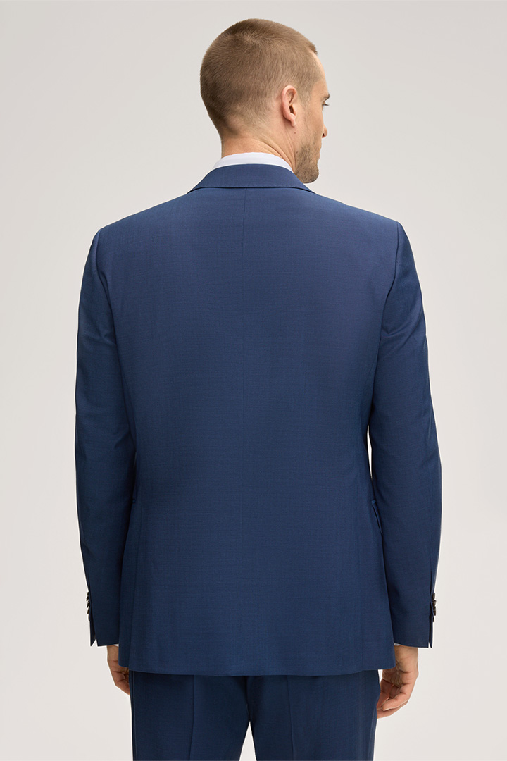 Führt zu Produktdetailseite „Schurwoll-Anzug Sera Sole in Blau meliert"