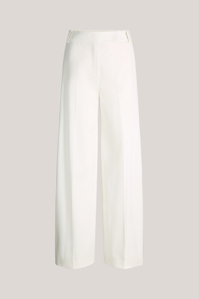 Double-Baumwollstretch-Marlene-Hose in Ecru