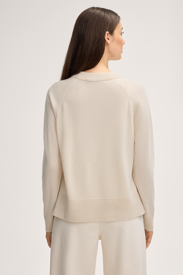 Cashmere Pullover in Cream