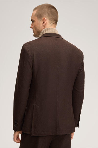 Cashmere-Sakko Giro in Dunkelbraun