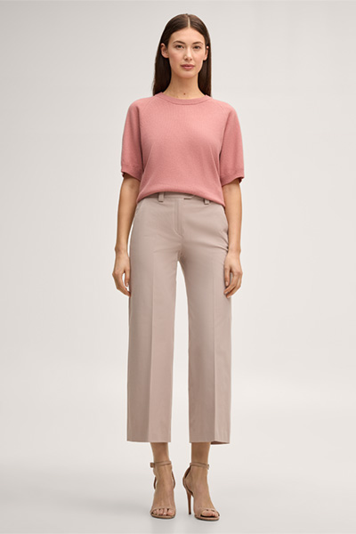 Pink cashmere T-shirt