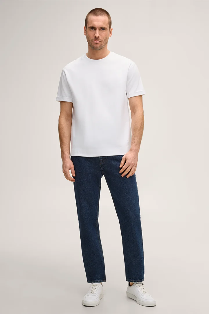 Führt zu Produktdetailseite „Baumwollmix-T-Shirt Sivo in Weiss"