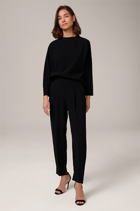 Shop the look: Crêpe pantsuit in black