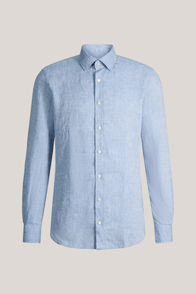 Lapo linen shirt in blue