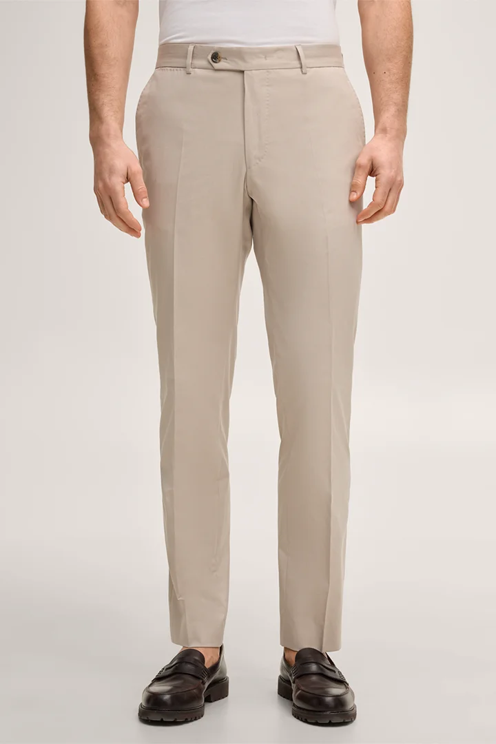 Führt zu Produktdetailseite „Baumwollmix-Hose Santios in Beige"