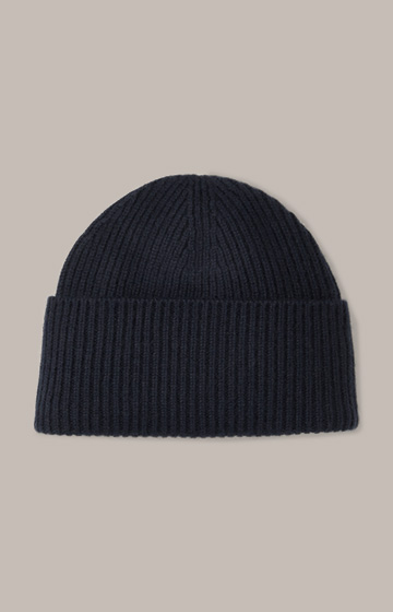 Casquette en cachemire, bleu marine