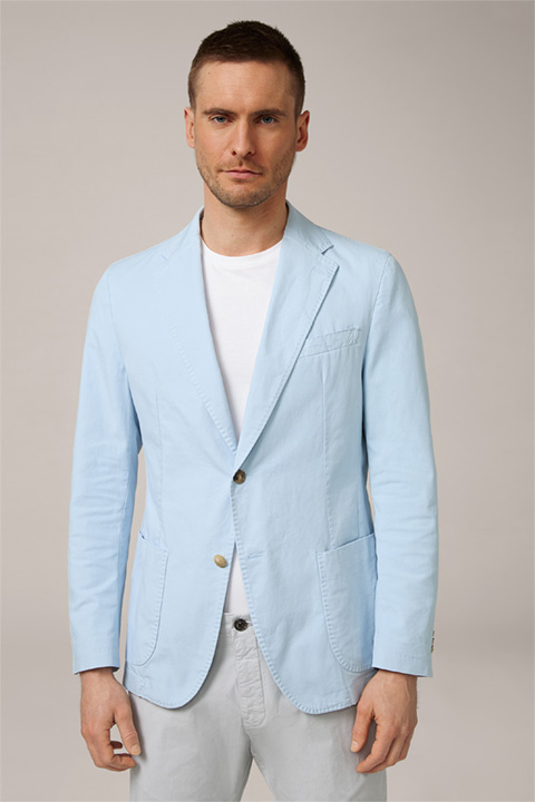 Giro Cotton Blend Jacket in Light Blue