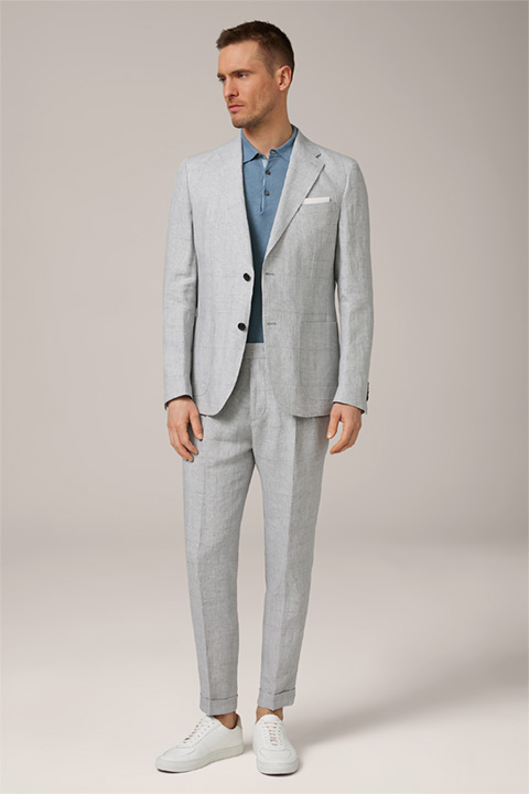 Giro-Sapo modular suit in gray patterned