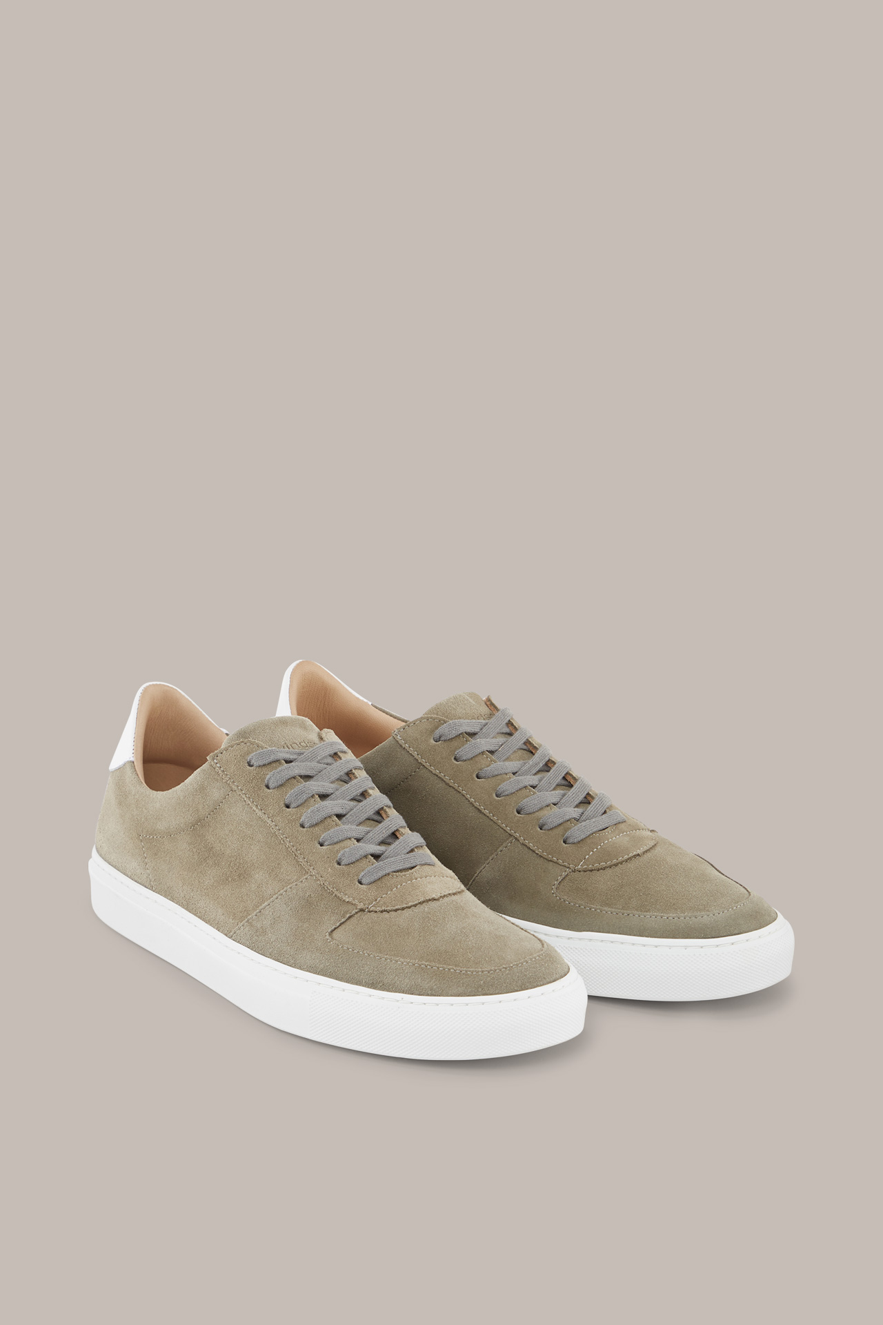  Baskets Flat Breeze by Ludwig Reiter, coloris olive et blanc