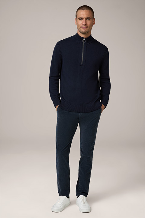 Cino Cotton Blend Chinos in Navy