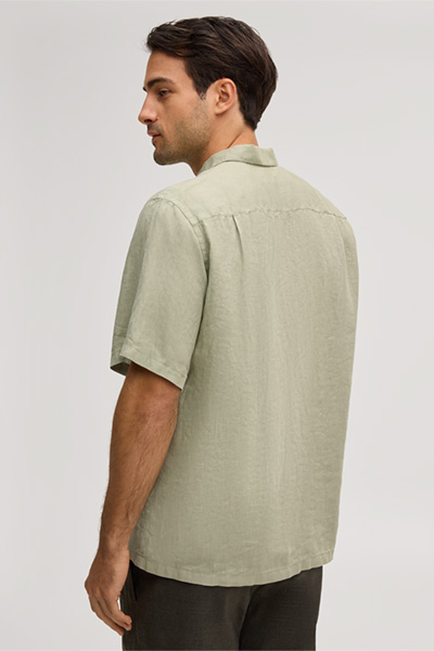 Ovada linen shirt in light green