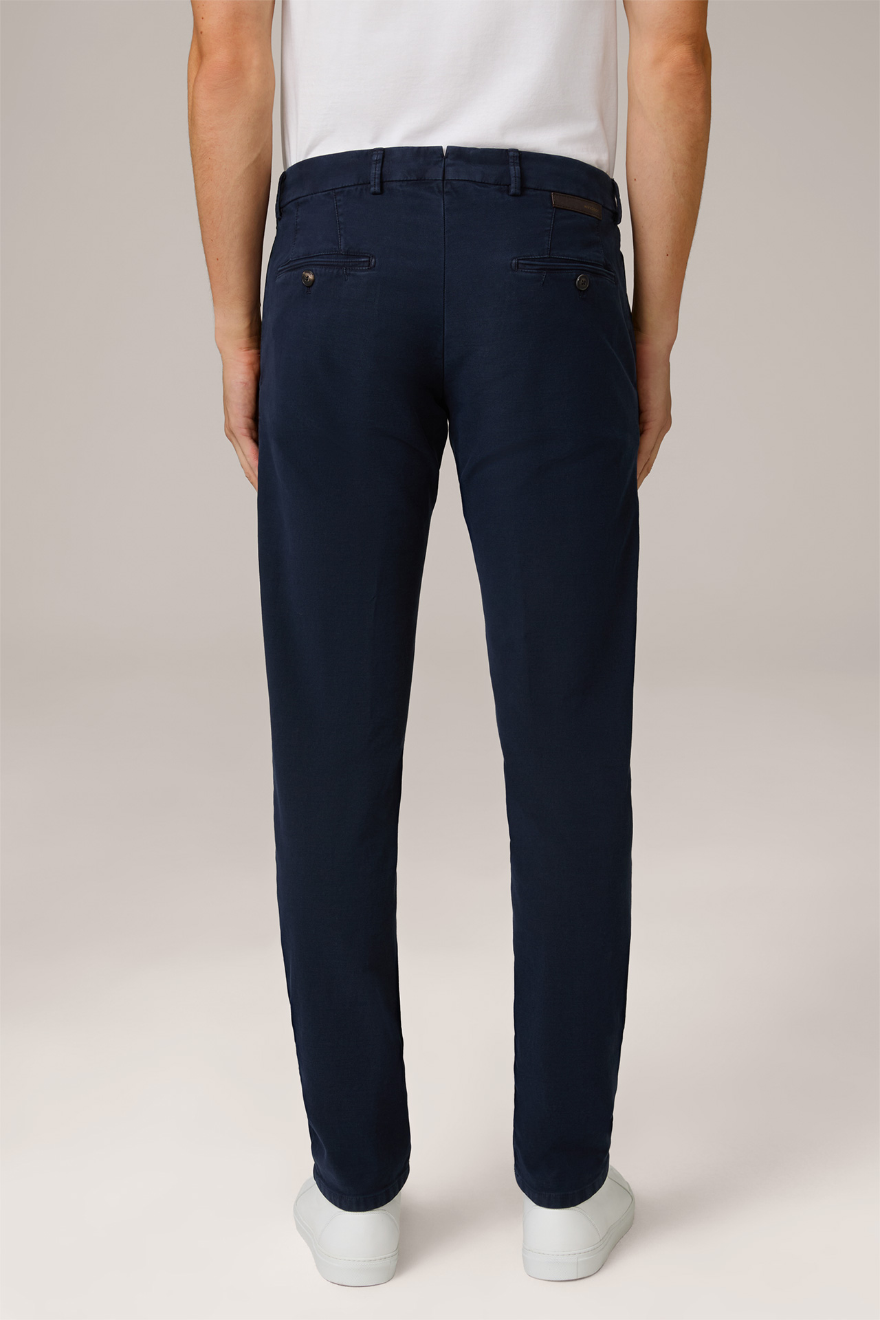 Cotton Cino Chinos in Navy