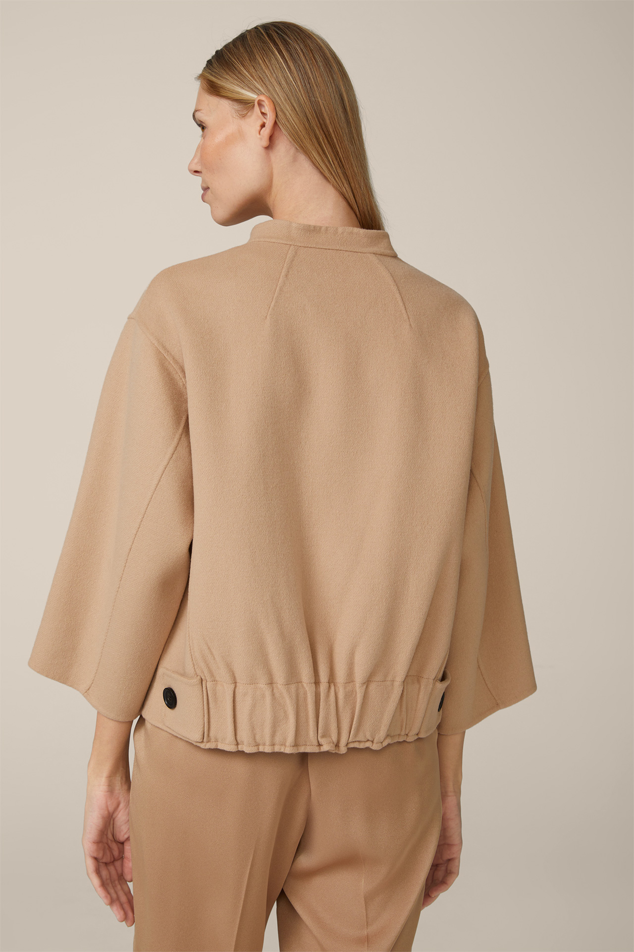 Double-Face Jacket in Camel
