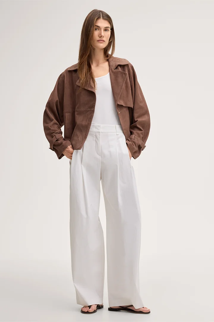 Führt zu Produktdetailseite „Tencelstretch-Top in Weiß"