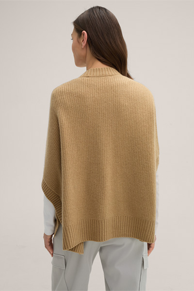 Cashmere Cape in Caramel