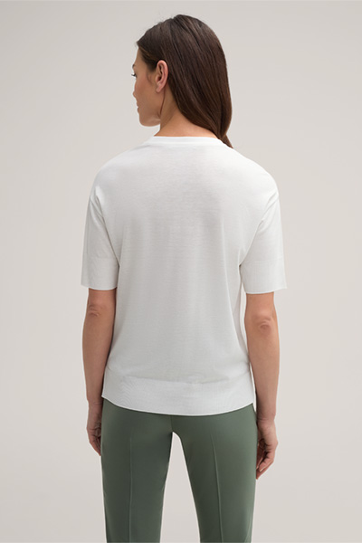 Tencel Cotton T-Shirt in Ecru