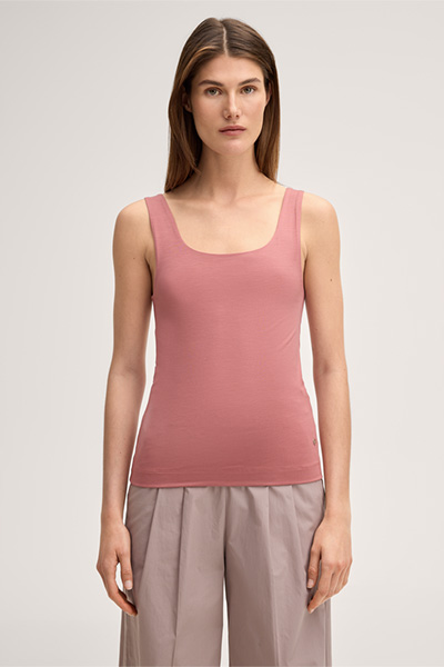 Lyocell stretch top in pink