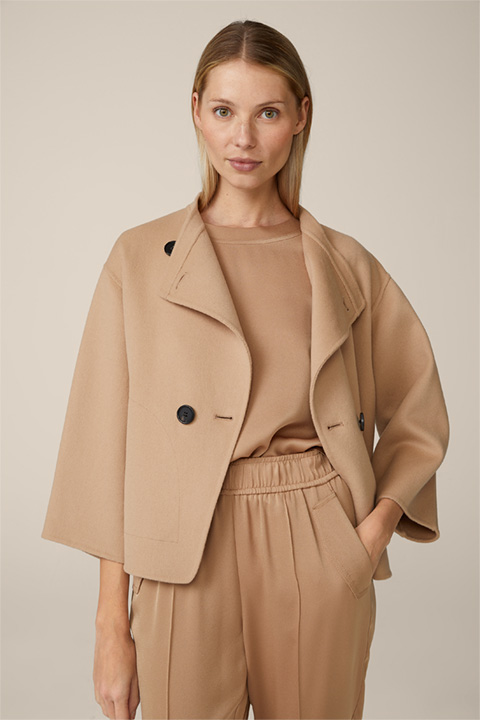 Double-face Jacket in Camel
