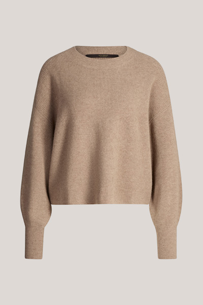 Pull-over en cachemire, couleur beige