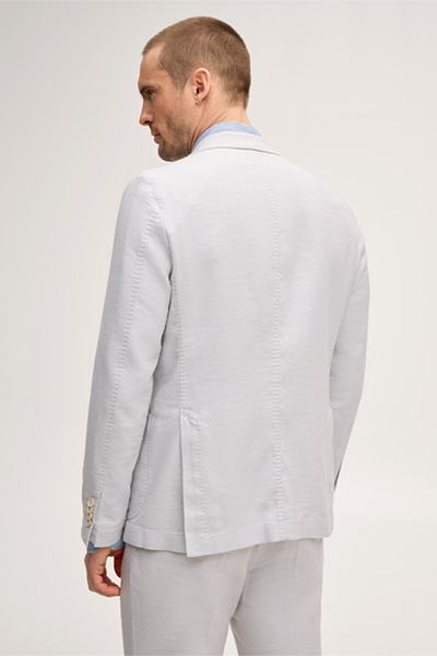 Leads to product detail page "Giro modular linen-stretch blazer in light grey"