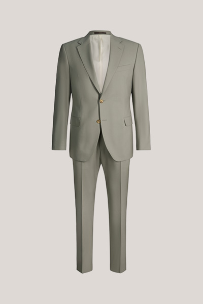 Sera-Sole virgin wool suit in green