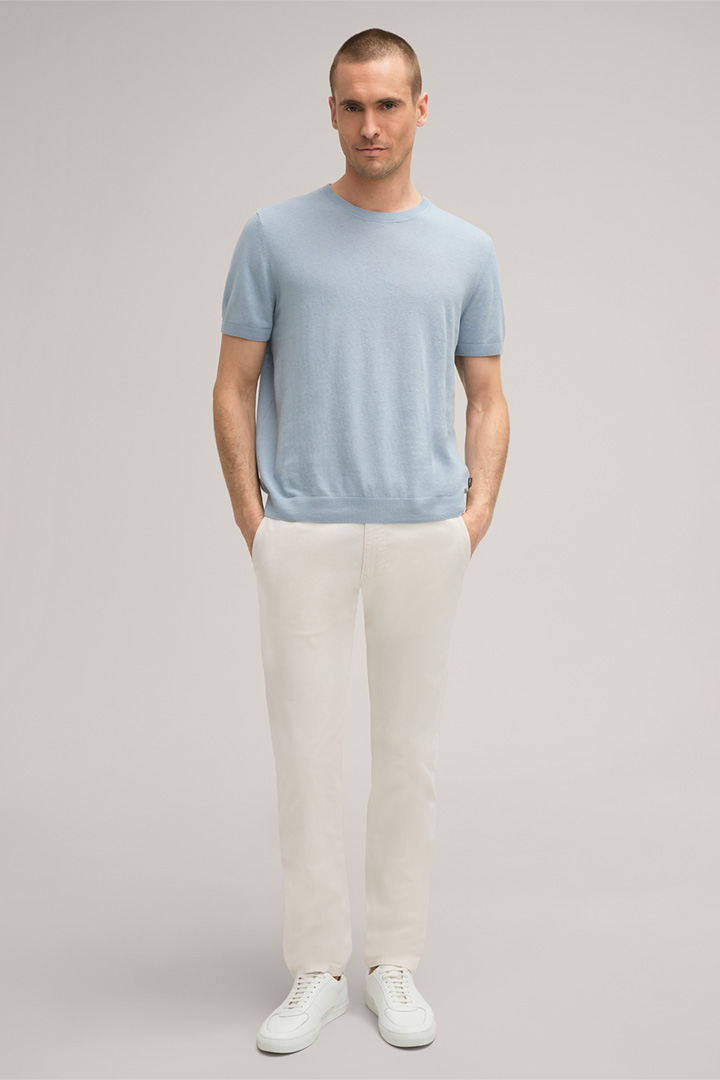 Cino Cotton Chinos in Ecru