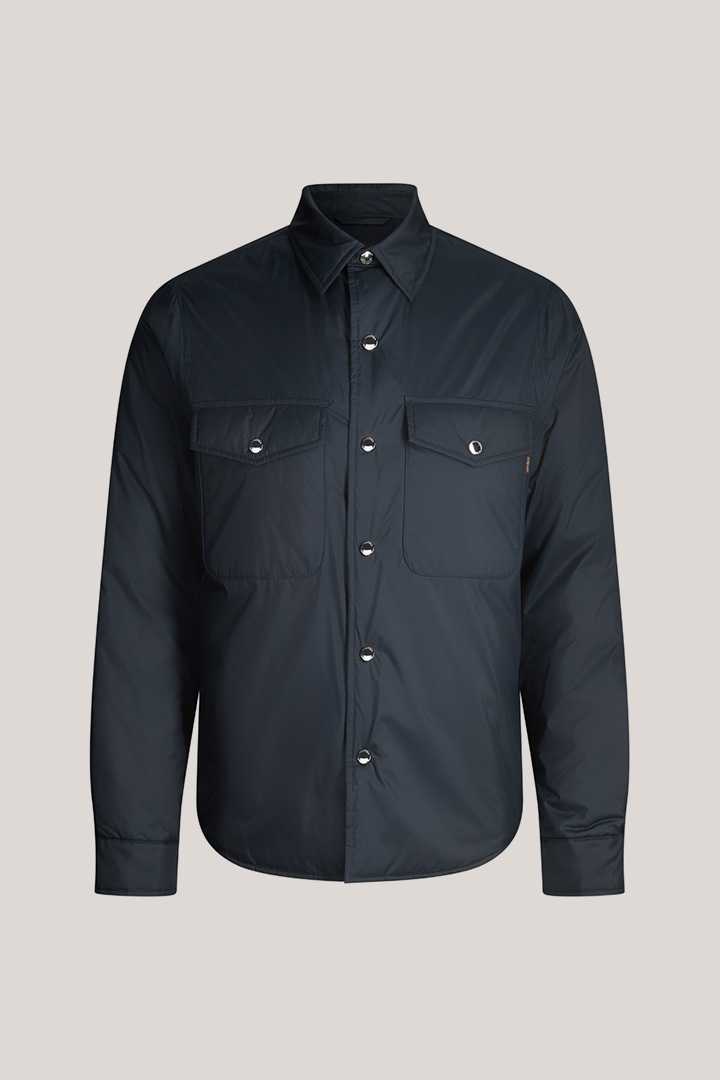 Führt zu Produktdetailseite „Shirtjacket Paride mit Brusttaschen in Navy"