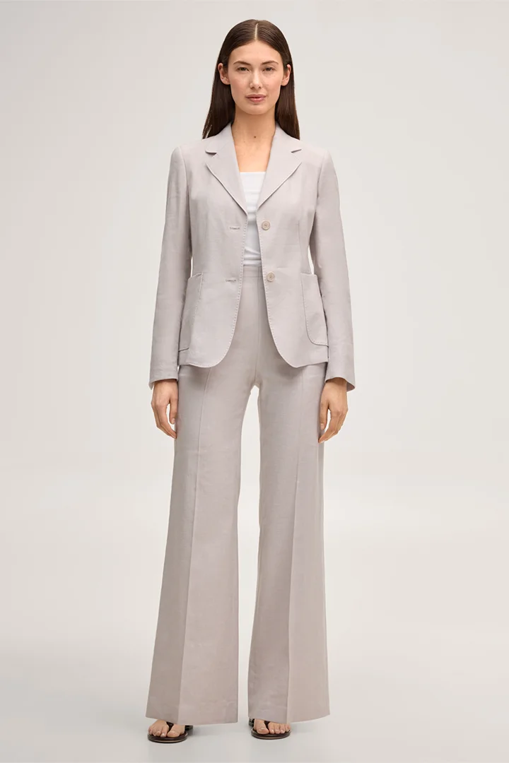 Führt zu Produktdetailseite „Leinenstretch-Marlene-Hose in Beige"