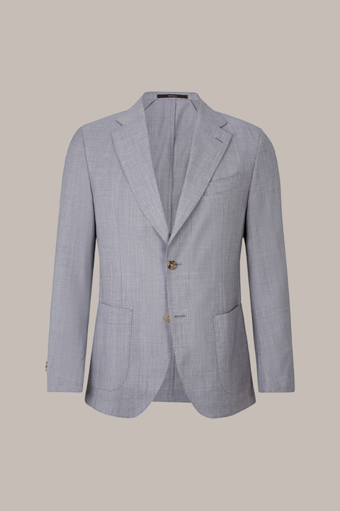 Führt zu Produktdetailseite „Travel-Baukasten-Sakko in Hellgrau"