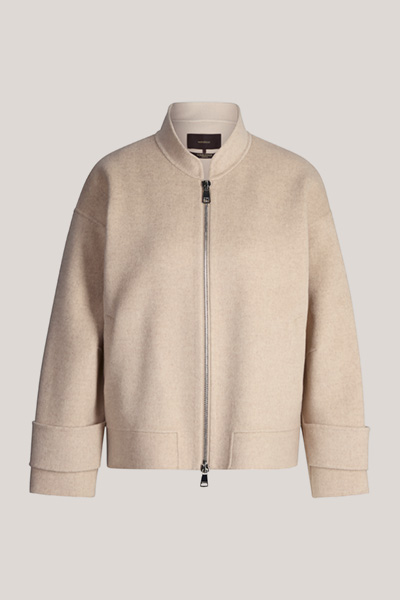 Double-face Blouson Jacket in Beige