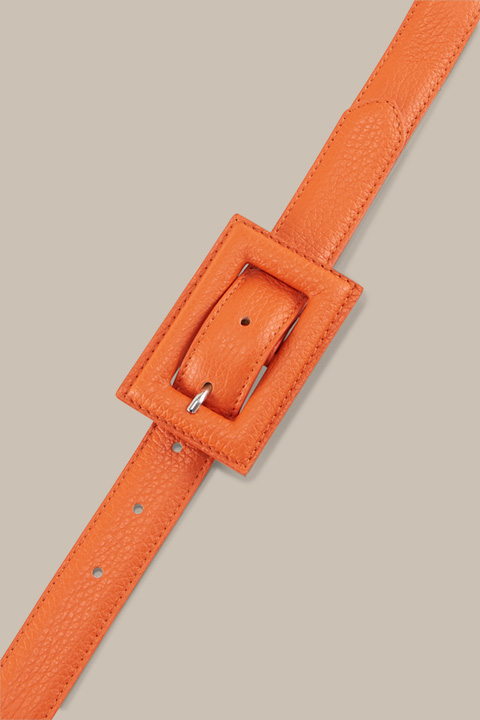 Nappa Leather Belt in Red