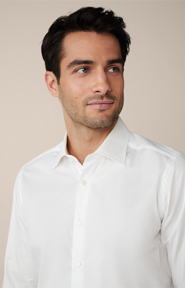 Twill shirt in white