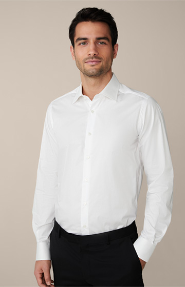 Baumwoll-Hemd Torri in Weiß