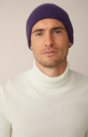 Can Cashmere Hat in Purple
