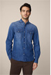 Jeans-Hemd Lennio in Denim Blue