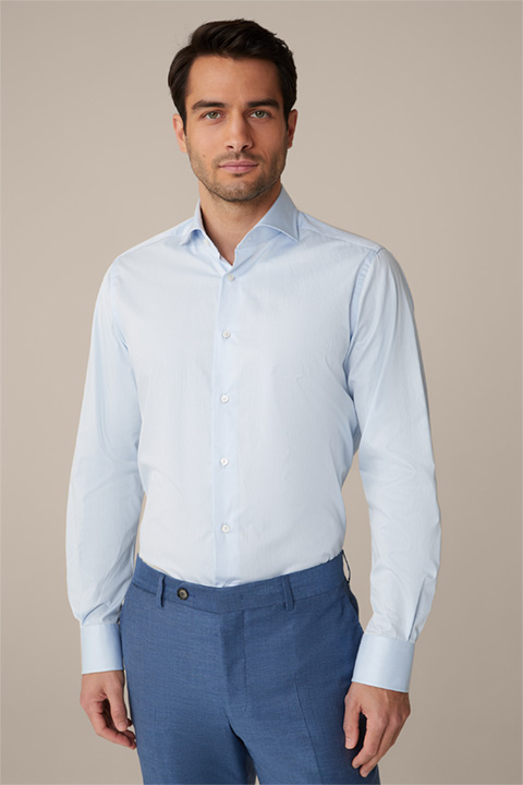 Riccio Cotton Shirt in Light Blue