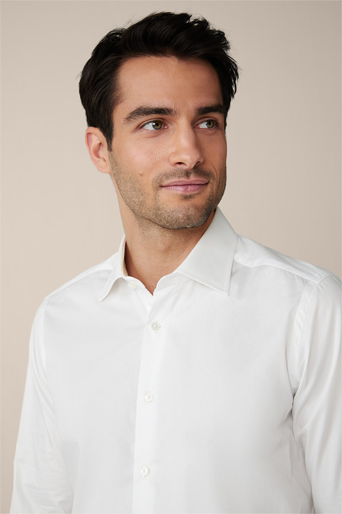 Twill shirt in white