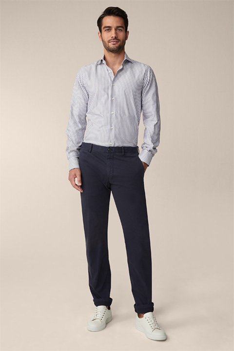 Cotton Cino Chinos in Navy