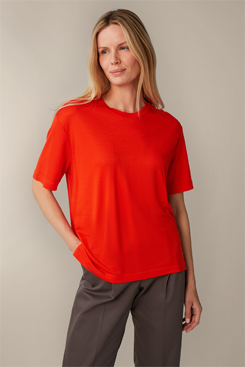 Tencel T-Shirt in Red