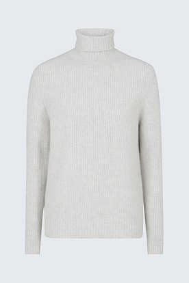 Rollkragen-Pullover Daciano mit Cashmere in Offwhite