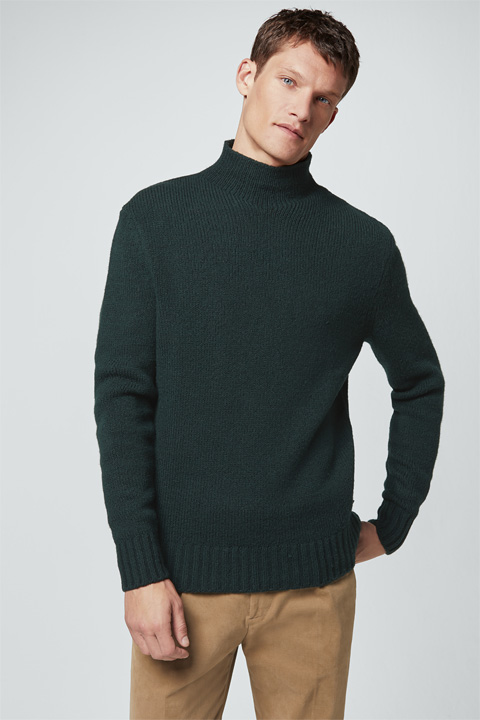 Turtleneck-Pullover Dumo in Grün