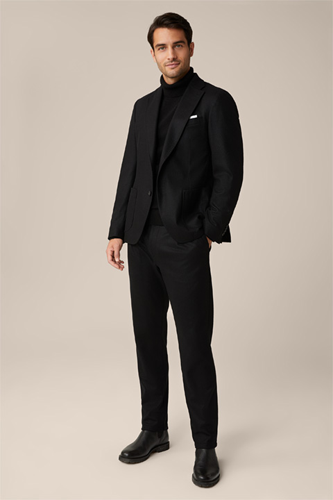 Giro-Floro Cashmere Modular Suit in Black