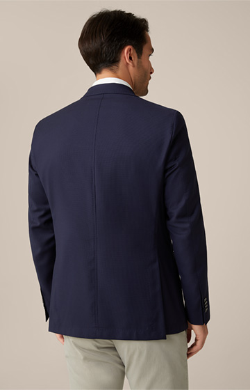 Giron Virgin Wool Jacket in Navy