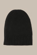 Cashmere-Mütze in Schwarz