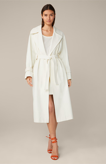 Cotton City Coat in Off-white
