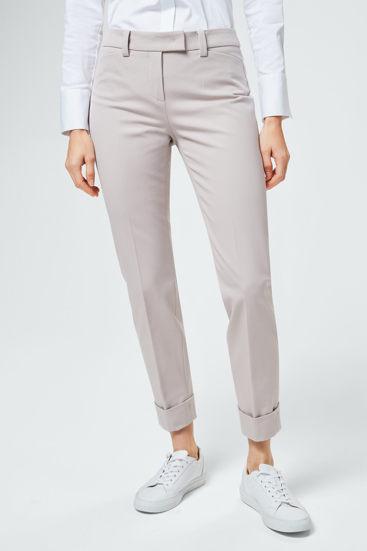 windsor. Chino mit Umschlag in Beige Women Light Beige 272 34